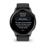 Venu 4 – 45 mm Slate with Black Silicone Band — изображение 6