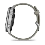 Venu 4 – 45 mm Silver with Silver Gray Silicone Band — изображение 8